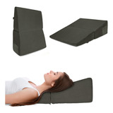 Neurolux 83558 Almohada Ortocervical Ortopédica Cuña Antirreflujo Espuma De Alta Densidad  Alivia Dolores De Espalda Cuello Y Reflujo Mejora La Postura Al Dormir Para Embarazo