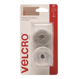 Cinta Velcro Sujeta Uso General 90x1.9cm Blanco Adhesivo