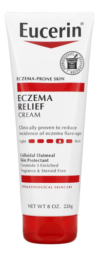 Eucerin Crema De Cuerpo Para Aliviar Eczemas Irritación 8 Oz