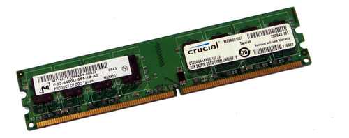 Memoria Ram Micron 2gb Pc2-6400u 800 Mhz Mt16htf25664az-800h