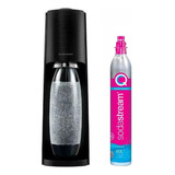 Máquina Para Gaseificar Água Terra Sodastream Cor Preto