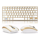 Kit Mini Teclado Mais Mouse Sem Fio 2.4g Ultra Slim  Bm3910 