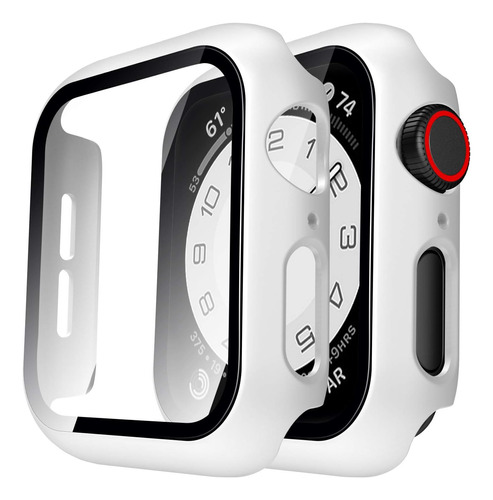 Tauri 2 Pack Hard Case Compatible For Apple Watch Se Seri Ab