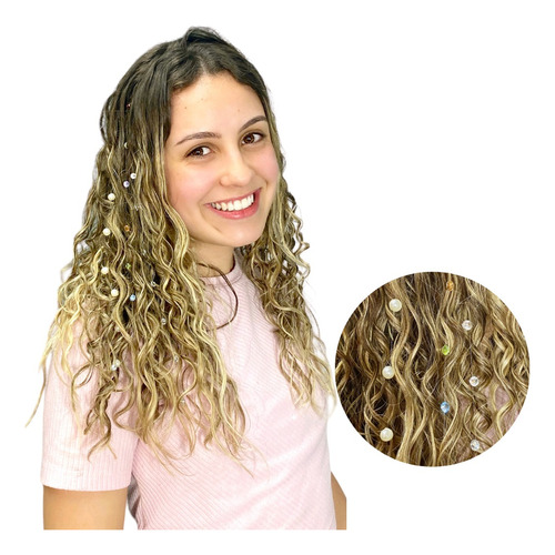 Tic Tac Fio De Cristal 30 Cm - Penteados-acessórios Yan Hair