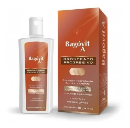 Bagovit A Bronceado Progresivo Emulsion Autobronceante 200g