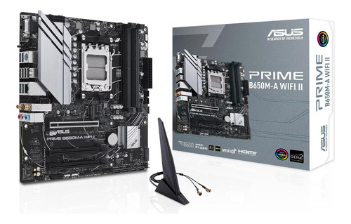 Tarjeta Madre Asus Prime B650m-a Wifi Ii Am5 Ddr5 Micro Atx