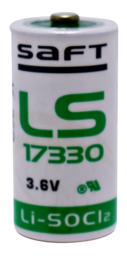 Ls17330 Marca Saft  3.6 Volts 2.1 Ampers Litio 1 Pieza 2/3 A