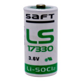 Ls17330 Marca Saft  3.6 Volts 2.1 Ampers Litio 1 Pieza 2/3 A