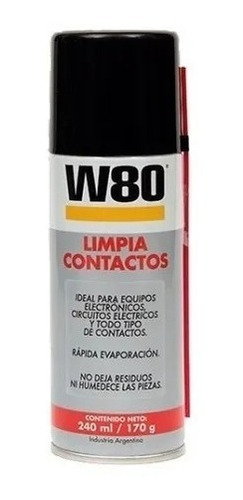 W80 L80 Limpia Contactos En Aerosol 240ml Distrymat