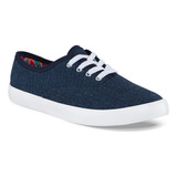 Zapatos Suksu Azul Osc Para Mujer Croydon