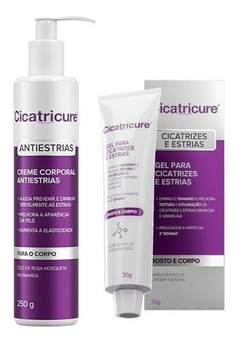 Cicatricure Linha Para Cicatrizes E Estrias - Kit 2 Ítens