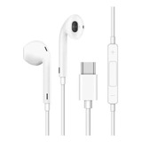 Auriculares Tipo C Para Samsung Galaxy M52 M53 5g S20 Fe, Color Blanco