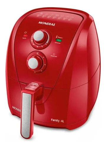 Fritadeira Air Fryer Afn-40 4l 1500w Mondial Vermelho 110v