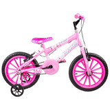 Bicicleta Infantil Aro 16 Feminina Rosa