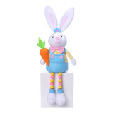 Conejo De Pascua De Dibujos Animados Figurita Decoración