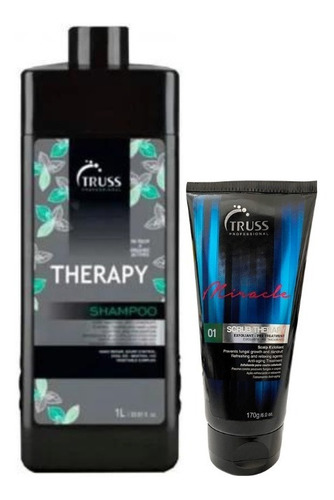 Truss Shampoo Therapy 1l + Scrub Therapy 170ml