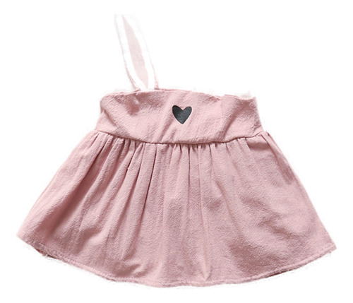 Vestido Falso Con Tirantes Para Dos Niñas, Falda De Conejo C