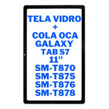 Tela Vidro Frontal S/ Touch Display Tab S7 2020 Sm T870 T875
