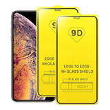 2 Piezas Mica De Cristal Templado Para iPhone 9d Transparent