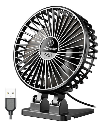 Ventilador De Escritorio Jzcreater Para Oficina Negro