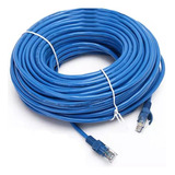 Cable Red Ethernet 10 Metros Cat 6 Azul Rj45 Armado