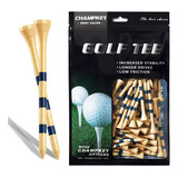 Pack De 120 Tees De Bambu Para Golf. Altura 3- 1/4