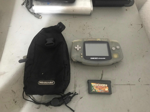 Game Boy Advance Con Su Estuche Y Un Juego