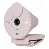 Camara Web Logitech Brio 300 Color Rosa Fhd 1080 30fps Micro