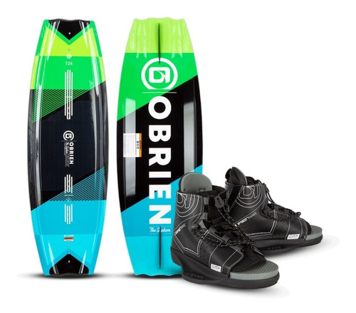 Tabla De Wakeboard Obrien System 140 Lancha  + Botas Clutch