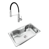 Bacha Cocina Johnson Luxor Si85a + Piazza Kitchen Pro 10317