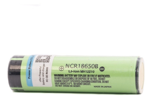 Ncr18650b Bateria Panasonic 18650 3400mah Protegida Chip