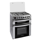 Cocina A Gas 5 Quemadores Sindelen Doble Horno Ch-770dhin