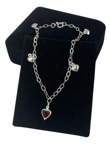 Pulseira Feminino De Prata + Pingente