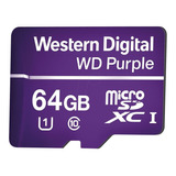 Memoria Microsd De 64gb Purple / Wd64msd