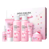 Kit Facial Japan Sakura Piel Radiante Como Japonesa 6pzs