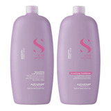 Alfaparf Semi Di Lino Smooth Shampoo + Acondicionador Grande