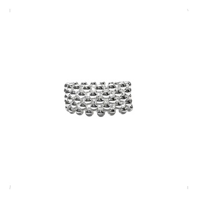 Anillo De Plata .925 Elástico Mujer Silver 925 Agálea Plateado Unitalla