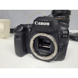  Canon Eos 80d Dslr Cor  Preto