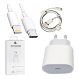 Kit Carregador Rápido Apple 20w + Cabo Tipo C