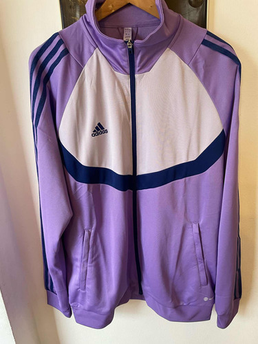 Campera Buzo adidas Tiro Violeta Talle L Excelente