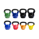 Pesa Rusa Pro 24 Kg Kettlebell Acero + Vinilo-  Crossfit 