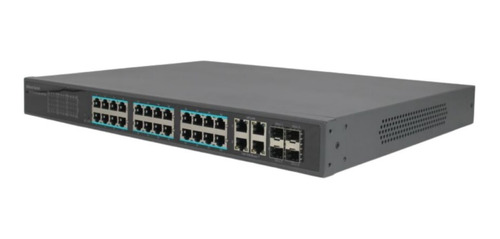 Switch 24 Bocas Longse Poe 10/100 + 4 Gigabit + 4 Sfp