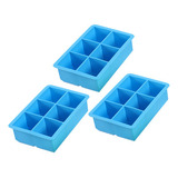 Utensilios Para Hornear De Silicona Pan Six Grid, 3 Unidades