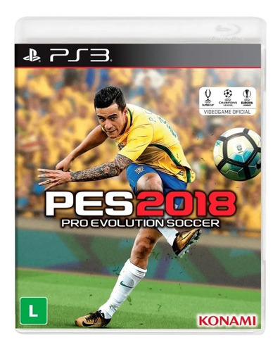 Pro Evolution Soccer 2018 Pes Ps3 Midia Fisica Original Sony