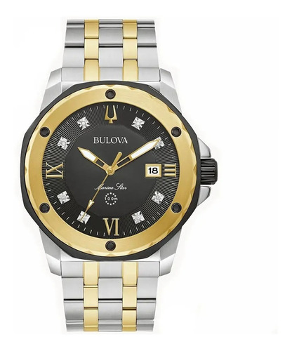 Reloj Bulova Marine Star Diamonds 98d175 Original