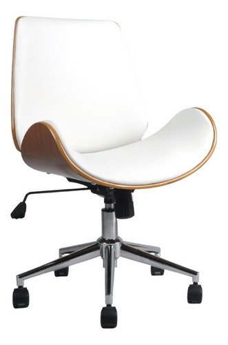 Silla Oficina Escritorio Pc Ergonómica - President Premier Color Blanco Material Del Tapizado Cuero Sintético