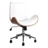 Silla Oficina Escritorio Pc Ergonómica - President Premier Color Blanco Material Del Tapizado Cuero Sintético