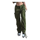 Pantalones De Mujer Cargo Pants Harén Casual De Moda Dama