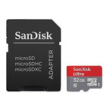 Tarjeta Sandisk Ultra 32 Gb Microsdhc Uhs-i Con Adaptador, P