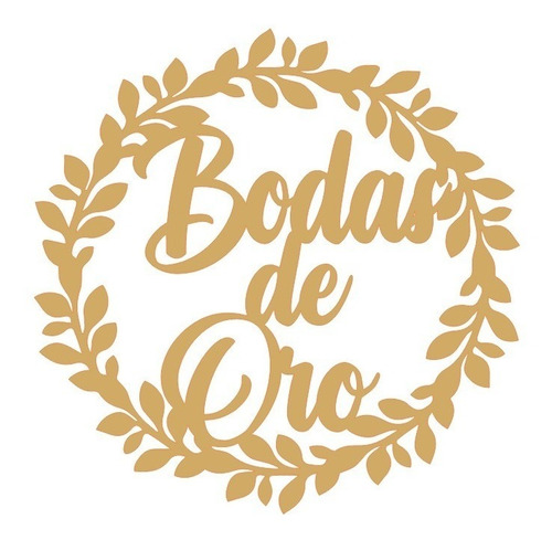 Bodas De Oro Adorno Contemporaneo 